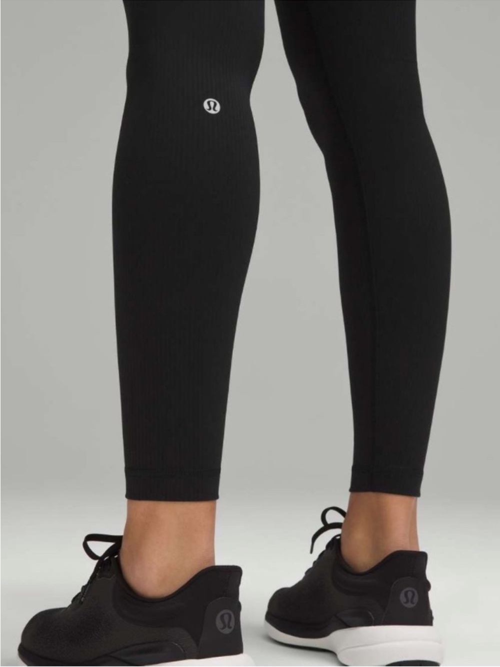 lululemon Wunder Train High-Rise Ribbed Tight 28" Black Leggings Size 4 - Picture 3 of 9